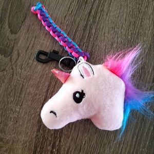 Bi pride unicorn key chain. New.